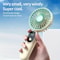 Mini Portable USB Fan 6 Speeds Digital Display Foldable 3 In 1 Handheld Neck Desktop Fan 1
