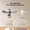 Ceiling Fan 12000mAh Wireless Portable Camping Fan With Lighting And Remote Control 5
