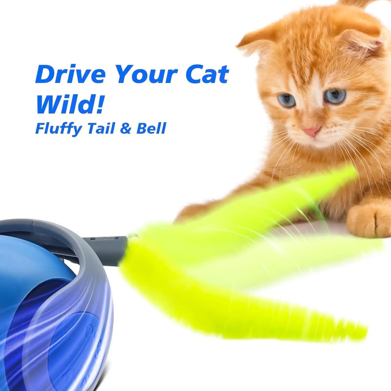 Interactive Rolling Ball Toy For Cats And Dogs USB Rechargeable Smart Pet Toy 3