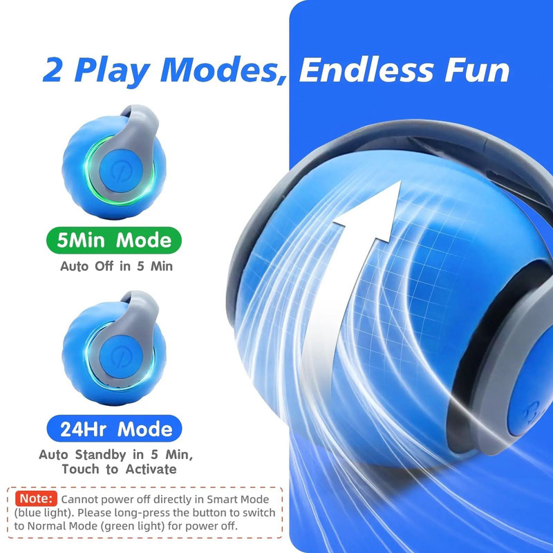 Interactive Rolling Ball Toy For Cats And Dogs USB Rechargeable Smart Pet Toy 4