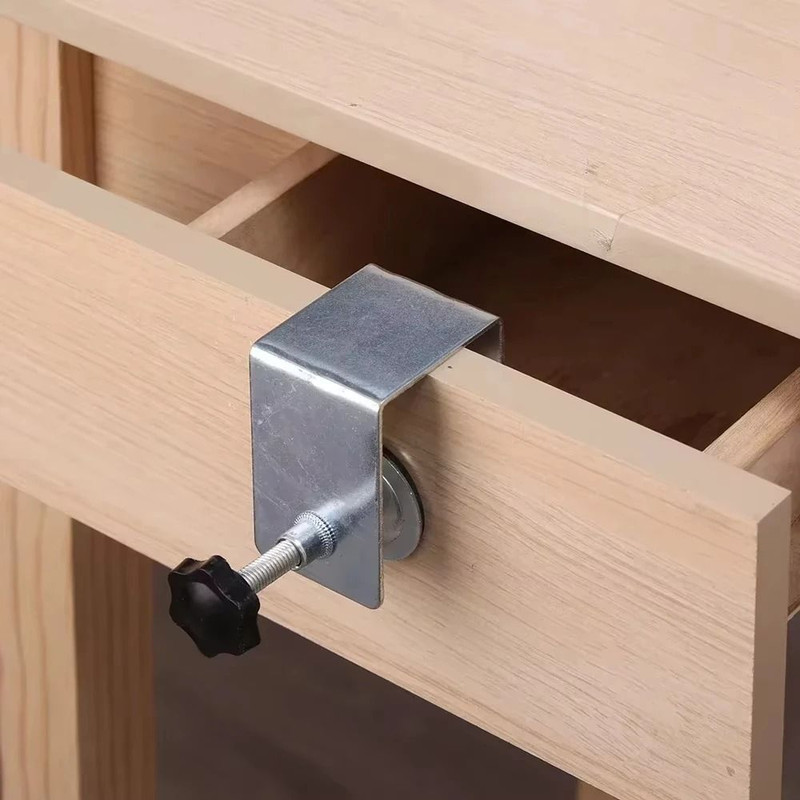 Woodworking Jig Cabinet Tool Steel Drawer Front Installation Clamps Set 2