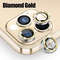 Metal Camera Lens Protector Glass 3 Pack For IPhone 15 14 13 12 11 Pro Max Mini Plus 9