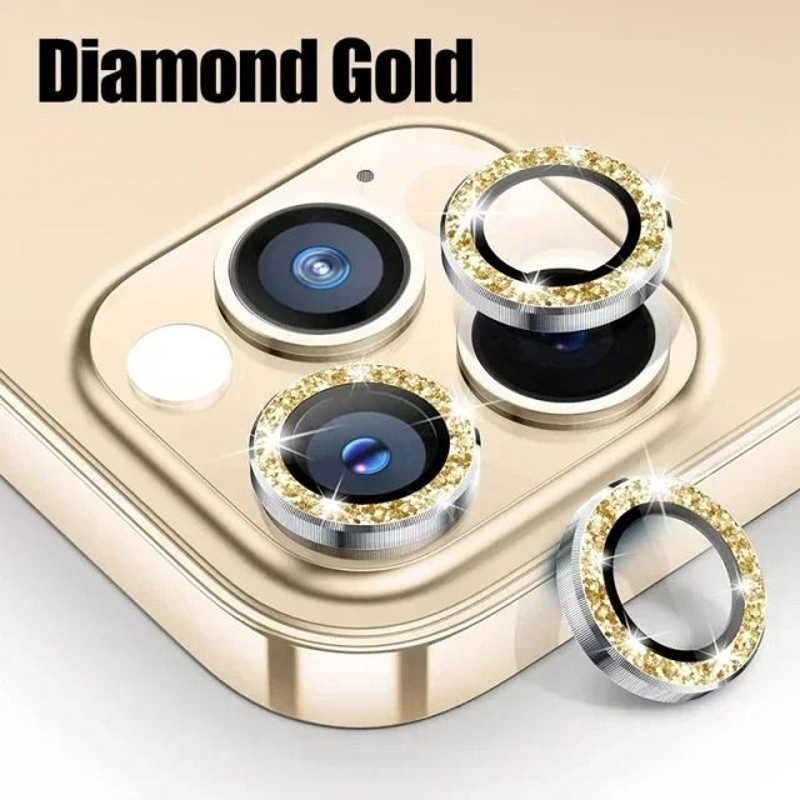 Metal Camera Lens Protector Glass 3 Pack For IPhone 15 14 13 12 11 Pro Max Mini Plus 9