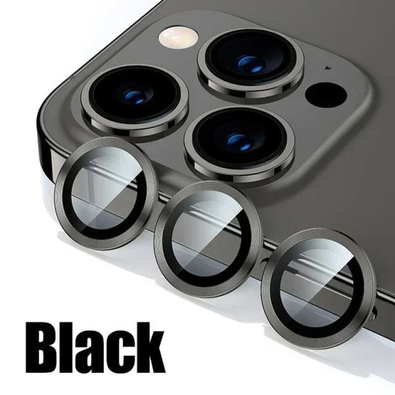 Metal Camera Lens Protector Glass 3 Pack For IPhone 15 14 13 12 11 Pro Max Mini Plus 15