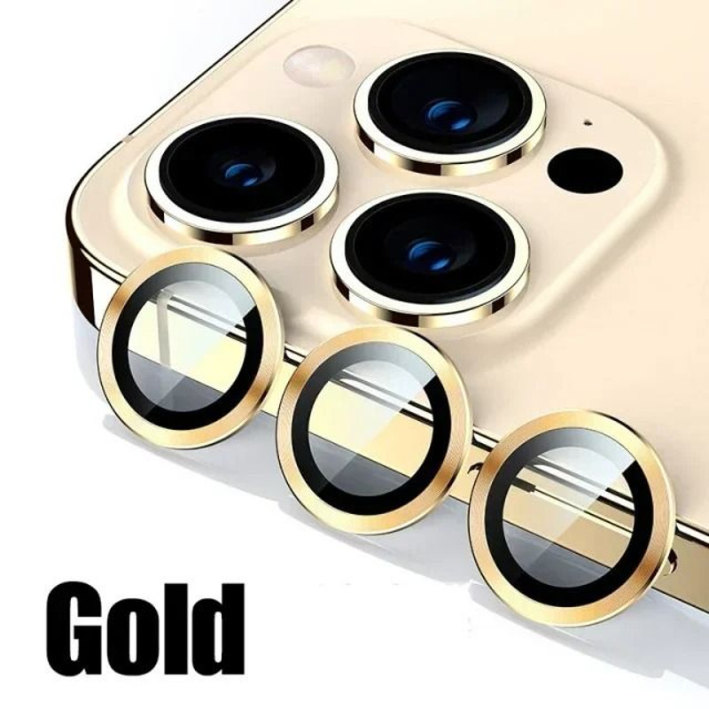 Metal Camera Lens Protector Glass 3 Pack For IPhone 15 14 13 12 11 Pro Max Mini Plus 17