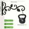 Rustic Wrought Iron Wall Bracket Plant Hooks 2 Pack For Indoor And Outdoor Use 0