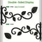 Rustic Wrought Iron Wall Bracket Plant Hooks 2 Pack For Indoor And Outdoor Use 3