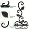 Rustic Wrought Iron Wall Bracket Plant Hooks 2 Pack For Indoor And Outdoor Use 5