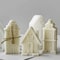 House Shape Silicone Mold For Candle Baking Resin Ornament Making 2