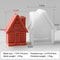 House Shape Silicone Mold For Candle Baking Resin Ornament Making 6