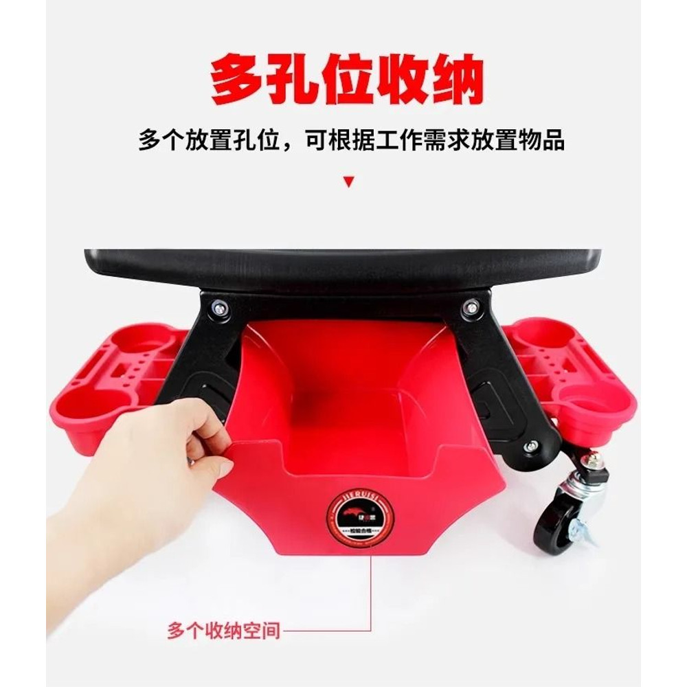 Car Wash Work Bench And Mobile Tool Cart Seat For Auto Detailing 5