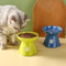 Ceramic Elevated Pet Bowl Tall Design For Cats And Dogs 3