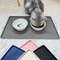 Pet Placemat Non Slip Paw Print Design Easy Clean Silicone Mat 0