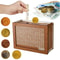 Wooden Money Box Reusable Savings Bank For Cash Coins And Bills 0