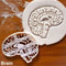 Halloween Skull Brain Organs Cookie Cutter Plastic 3D Biscuit Stamp And Chocolate Mold 11