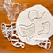 Halloween Skull Brain Organs Cookie Cutter Plastic 3D Biscuit Stamp And Chocolate Mold 4