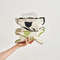 Knitted Tissue Box Cover Heart Pattern Nordic Style For Living Room Table 2