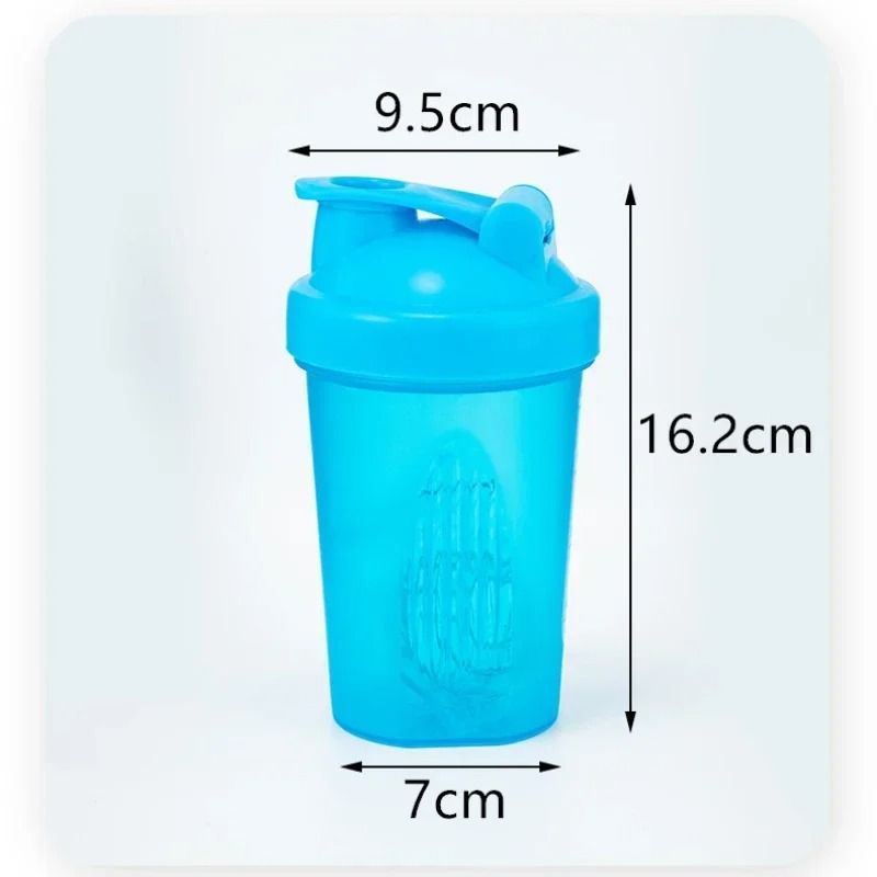 Sport Shaker Bottle 400 ML Fitness Gym Mixing Bottle Portable Plastic Drink Bottle 5
