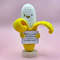 Positive Energy Potato Hug Pocket Mini Handmade Plush Wool Knitting Doll 16