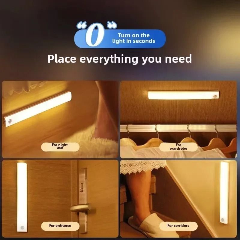 Sensor Light LED Rechargeable Wireless Home Decoration Lamp With Motion Sensor 0