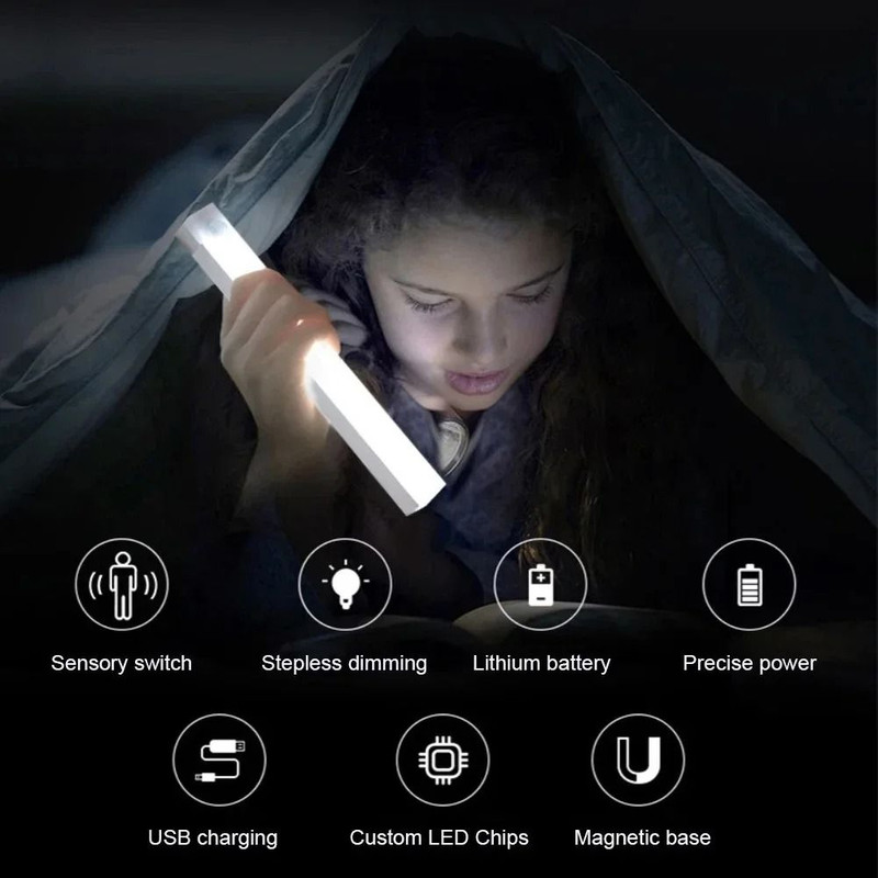 Sensor Light LED Rechargeable Wireless Home Decoration Lamp With Motion Sensor 2