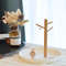 Bamboo Tree Branch Storage Tray Key Hanger Jewelry Display For Living Room 1