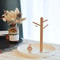 Bamboo Tree Branch Storage Tray Key Hanger Jewelry Display For Living Room 1