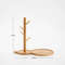 Bamboo Tree Branch Organizer Tray With Key Holder And Jewelry Display 3