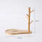 Bamboo Tree Branch Organizer Tray With Key Holder And Jewelry Display 4