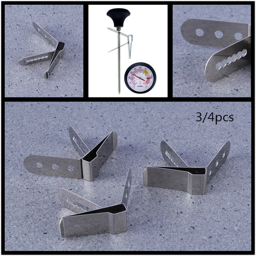 Stainless Steel Probe Clip Holder For Thermometer 2