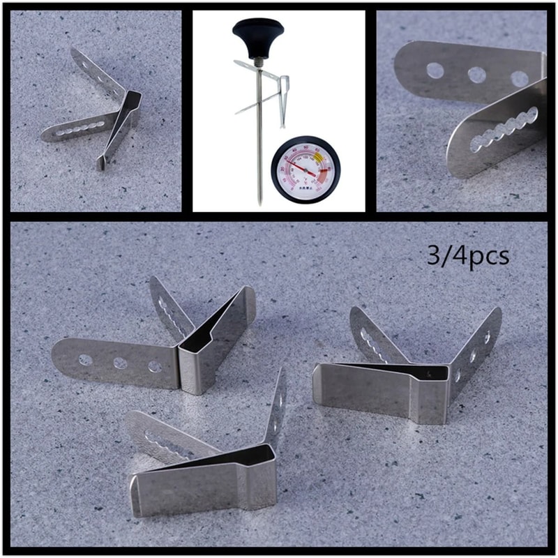 Stainless Steel Probe Clip Holder For Thermometer 2