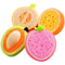 Fruit Shaped Bath Sponges Pack Of 4 For Kids 6