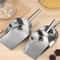 Stainless Steel Dry Goods Scoop Set 2 Piece Candy Flour Nut Bar Utility Shovels 0