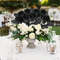 48 Cm Rose Black Silk Bouquet Peony Artificial Flower 2