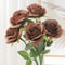 48 Cm Rose Black Silk Bouquet Peony Artificial Flower 15
