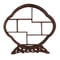 Solid Wood Display Shelf Rosewood Vintage Stand For Room Restaurant Teahouse Storage 6