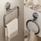 No Drill Suction Cup Towel Ring Wall Mount Hand Towel Holder 1