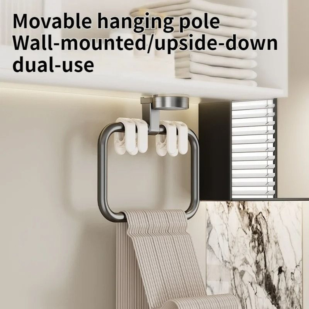 No Drill Suction Cup Towel Ring Wall Mount Hand Towel Holder 5