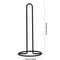 Vertical Wrought Iron Tissue Holder Floor Standing Roll Paper Holder 4
