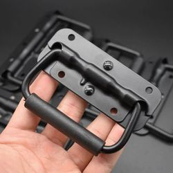 iron spring handle folding cabinet toolbox luggage handle