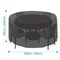 210D Oxford Cloth Rainproof Outdoor Furniture Cover For Round Table And Chairs 5