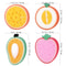 Fruit Shaped Bath Sponge Set 4 Pieces Kids Body Cleaning Shower Sponges 5