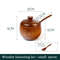 Wooden Seasoning Jar Vintage Kitchen Salt Sugar Spice Container With Lid Spoon And Tray 6