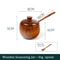 Wooden Seasoning Jar Vintage Kitchen Salt Sugar Spice Container With Lid Spoon And Tray 7