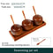 Wooden Seasoning Jar Vintage Kitchen Salt Sugar Spice Container With Lid Spoon And Tray 13