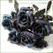 Artificial Black Rose Bouquet Set 10 Pieces Wedding Home Decor 1