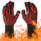 BBQ Gloves High Temperature Resistance Oven Mitts Fireproof Non Slip Grilling Gloves 0