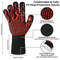 BBQ Gloves High Temperature Resistance Oven Mitts Fireproof Non Slip Grilling Gloves 2