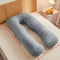 Velvet Maternity Pillow Full Body Support Pregnancy Pillow 5