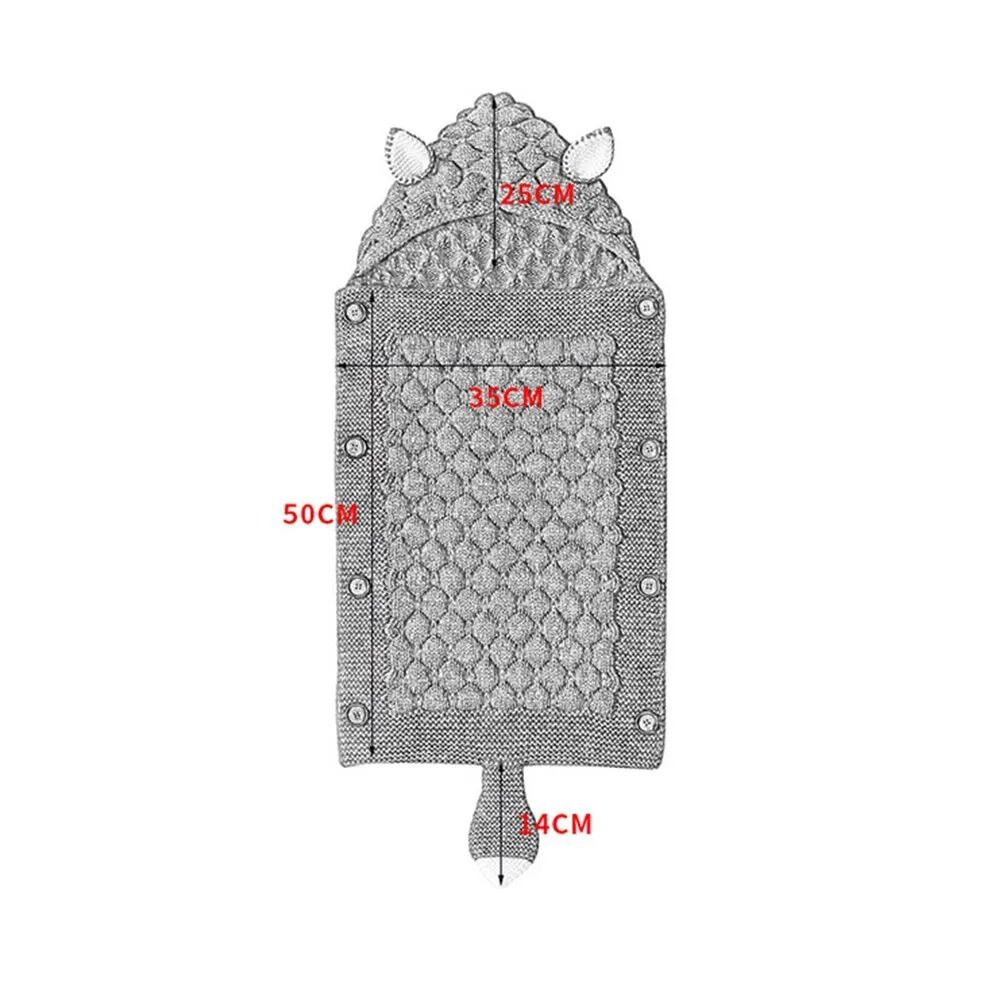 Baby Winter Swaddle Wrap Blanket Knitted Toddler Infant Envelope For Newborn 5